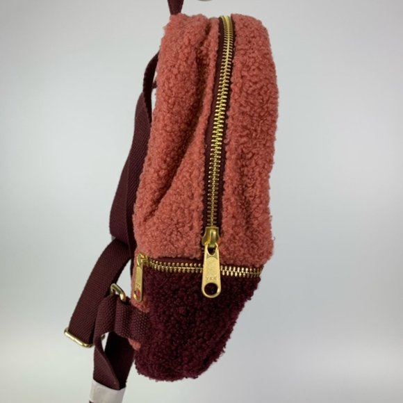 Gymboree Colourblock Sherpa Mini Backpack - Picture 2 of 5